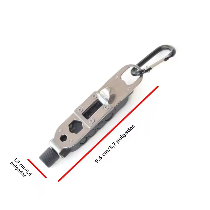 Juego De Herramientas Multifuncionales En El Bolsillo Con Luz LED 6-en-1 Hi-Spec Herramienta De Destornillador Para Uso Doméstico Y Manual - 1