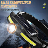 Lámpara De Pescar Con Luz LED Y COB Super Brillante Recargable Con Pantalla Electrónica Inteligente Y Varias Modos De Iluminación - details 1