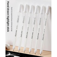 Set De 2-10 Piezas De Rotuladores De Resaltador 0.8mm Para Dibujar Arte Suministros De Pintura Borrador Gel De Tinta Blanca - details 3