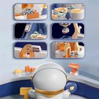 Juguete Educativo De Carreras Para Niños Coche De Rail Modelo Juego De Aventura Interactivo Mecánico De Train Cars Sin Batería - details 14