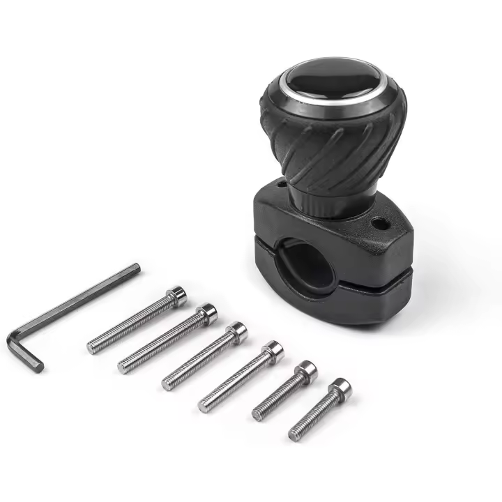 Perilla giratoria de lujo para manija de volante eléctrica: volante universal apto para automóviles, camiones, tractores, cortadoras de césped, carretillas elevadoras, etc. - 1