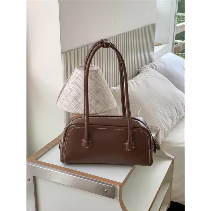 Bolso Cuadrado Pequeño de Moda de Alta Gama Bolso Comutador Portátil para Mujeres - 1