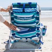 PACK 2 Sillas de Playa Tommy Bahama Reclinable 5 Posiciones - Hamaca de Playa Tommy Bahama Reclinable 5 Posiciones - Tumbona Plegable, Ligera y Resistente, Con Mochila, Almohada, Portavasos y Bolsillos Térmico - Aluminio y Poliéster - details 3