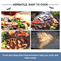 Termómetro De Cocina Para Alimentos 0~200 Grados Medidor Preciso De Temperatura De Líquidos Y Aceites Material Metálico - details 5