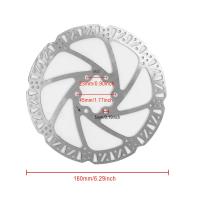 Disco De Freno Eléctrico 160mm Para Teverun Fighter 11/11+ Blade GT/GT+ II Piezas De Repuesto Para Patinete Kickscooter - details 4