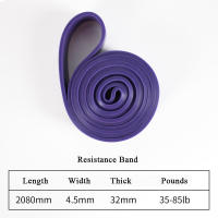 Banda De Resistencia De Látex Pesada Para Ejercicio De Pilates Y Fitness En Casa Aumenta La Fuerza De Los Brazos Abdominales Y Piernas Ayuda En El Levantamiento De Pesas - details 8