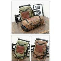Mochila Multifuncional De Viaje Rugzak Para Hombres Bolsa De Escuela De Estudiante De Algodón 4 Colores Mochila Casual De 20-35 Litros - details 4