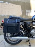 Bolsa De Sillín Vintage Para Motocicleta Impermeable Bolsa Lateral De Motocicleta Moto Knight Bolso De Hombro Para Casco Para Indian Victory Benelli - details 11