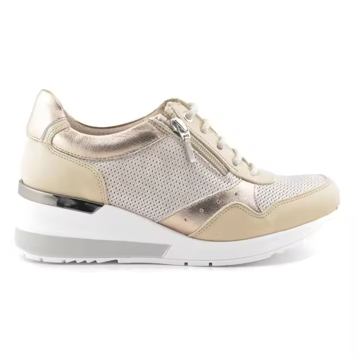 Zapatillas Casual de Piel beige by Tupie Piel Piel Textil, extraible, efecto memoria y antibacteriano - 1