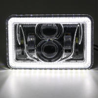 Faros LED 12V 24V 4x6 Pulgadas H4 Lámpara De Trabajo Cuadrada Para Reemplazo En Coches Jeep Motocicletas Camiones GMC Chevrolet - details 9