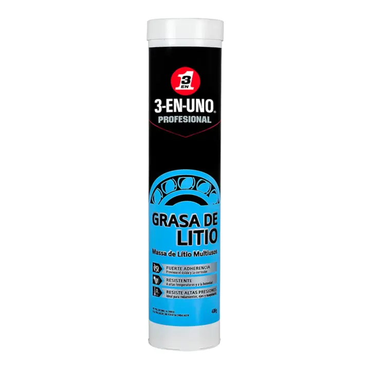 Tubo de grasa de litio multiusos 400g 3 en 1 - 1
