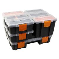 Caja De Herramientas Portátil De Plástico Para Almacenamiento De Piezas Combinación De Grillas Caja De Almacenamiento De Tornillos Y Reparación De Herramientas - details 4