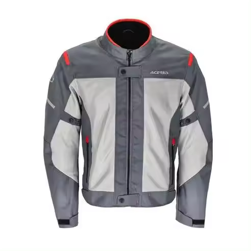 Chaqueta Acerbis Ramsey Vented gris y rojo Raíz OUTLET MOTOSOTORE LIQUIDACIONES MOTERAS MARCAS Chaquetas Ropa moto ACERBIS - 1