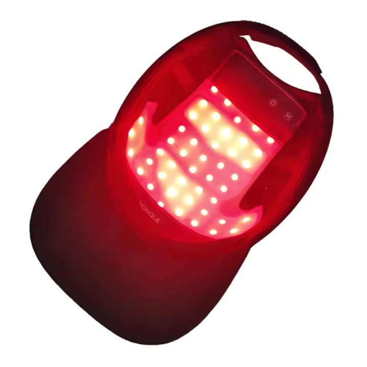 La luz roja y el cscimiento infrarrojo Del Pelo del casete de La Therapy, helmet del cencimiento de FUR 4-Mode 2-Light, El 100% Nuevo - 1