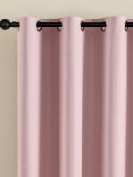 2pcs Cortinas 100% Negro Rotura Térmica Para Decoración Del Hogar Adecuadas Para Sala De Estar Dormitorio Cocina - details 2
