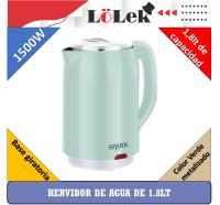 Hervidor de Agua 1.8L Interior Metálico 1500W, Base Giratoria, Varios Colores, LoLek-Andra - details 2