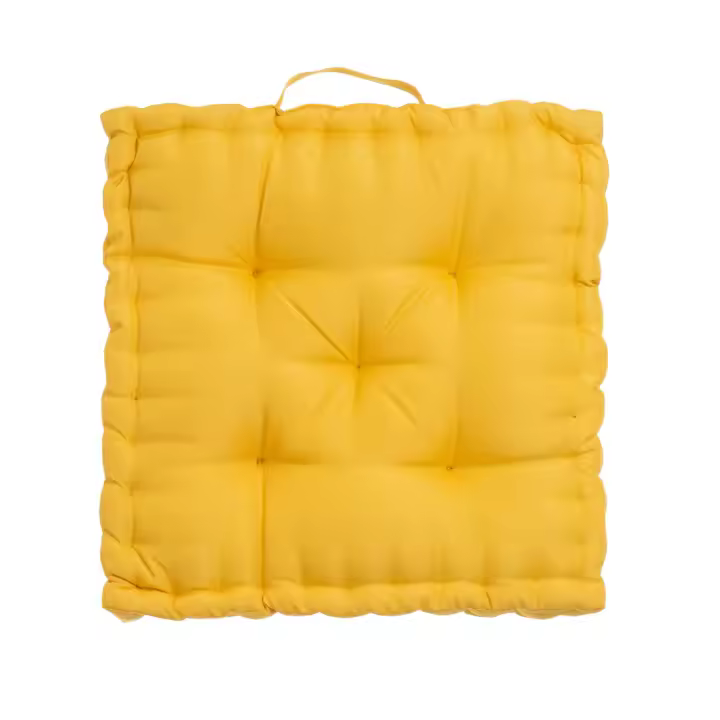 Plushome Cojín Suelo Loneta Teñida Magic  45 X 10 X 45 Cm.RELLENO: 100% ALGODÓN. - 1