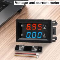 Voltímetro Digital DC0-100V 10A 50A 100A Para Electromóvil Motocicleta Coche Con Pantalla LED Medidor De Voltaje Y Corriente - details 2