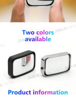 BLALION 2Pcs Espejo De Visión Lateral Para Coche Adjustments De Ángulo HD Vidrio Convexo Espejo Retrovisor Para Estacionamiento Negro Amplio Ángulo De Visión - details 11