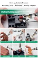 Rotary Tool Kit Inalámbrico USB Para Grabado En Madera DIY Mini Taladro Para Joyería Metal Vidrio Velocidad Variable Herramienta Eléctrica - details 2