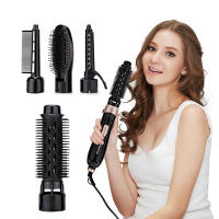 Peine Secador De Pelo Eléctrico Multifuncional 4 En 1 Cepillo Para Cabello Secador Rizador Y Liso Ión Negativo Para El Cabello - details 0