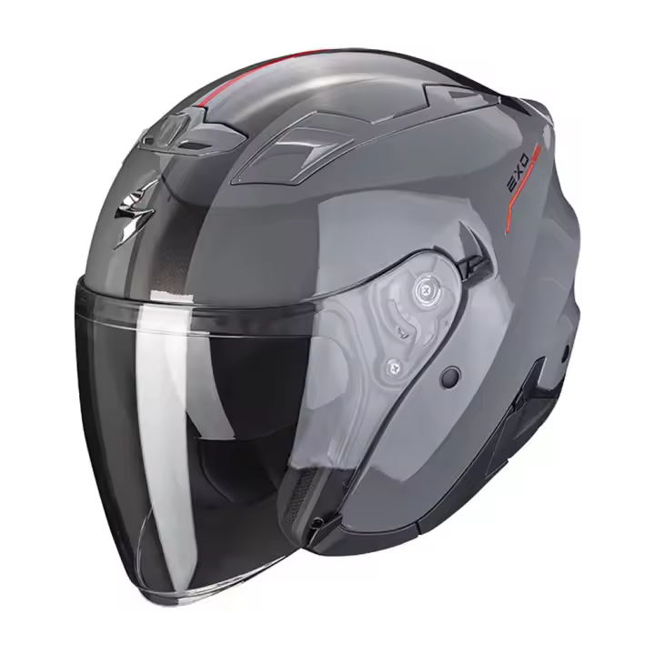 Scorpion Casco Jet Exo-230 Sr Gris Adulto - 1