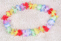 100pcs Coronel De Flores Artificiales Para Navidad En Estilo Hawaiano Decoración De Puerta Para Fiestas Luau Torpil - details 10