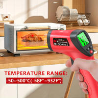 Láser Infrarrojo Termómetro De Mano LAOLAU DT-500 No Contacto Medidor De Temperatura Digital Sensor Temporal 500°C - details 6