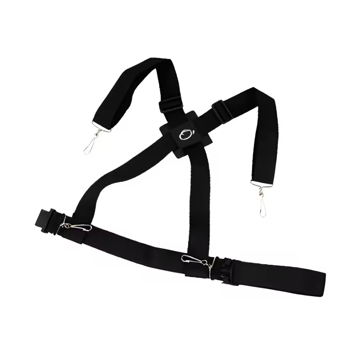 bandolera bombo cruzada niño/niña ancho 50 mm.ref.700 (largo mínimo 95cm. largo máximo 111cm). negro - 1