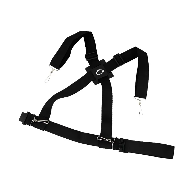 bandolera bombo cruzada niño/niña ancho 50 mm.ref.700 (largo mínimo 95cm. largo máximo 111cm). negro - 1