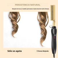 Peine Calefactor Eléctrico Portátil Para Cabello Y Pelucas Rizador Y Liso Adecuado Para Todas Las Edades Sin Batería Incluida - details 2