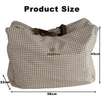 Bolsa De Mano Para Bebé Y Madres Organizador Impermeable De Lona Con Cierre De Cremallera Gran Tamaño Estilo Tote Bag Para Guardar Ropa De Cuna Y Artículos Infantiles - details 0