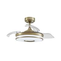 VENTILADOR DE TECHO DC DANI 48W 4800LM CUERO 3ASPA 6VEL 91D 3000-4000-6000K REMOTO+MEMORIA+TEMPOR 24 - details 2
