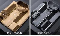 Camisa a Cuadros Clásica Para Hombre Manga Larga Casual Botones Para Trabajo Y Negocios Camisas Rayadas Tallas Grandes 4XL 5XL - details 16