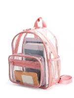 Mochila De Moda Y Funcionalidad Pequeña Resistente Al Agua Con Correa Ajustable Material PVC Bolsa De Hombro Para Jóvenes - details 4