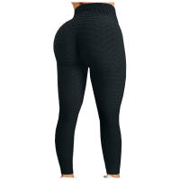 Leggings De Yoga Para Mujer Fitness Running Cintura Alta Slim Pantalones Deportivos Push up Secado Rápido Gimnasio Correr Trabajo Largo - details 22