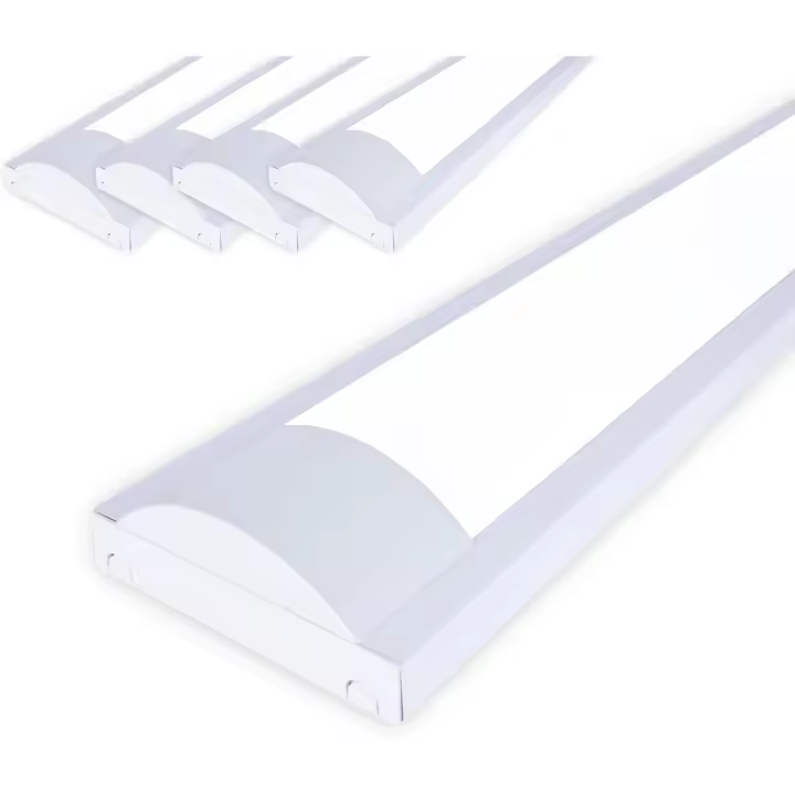 CLAR - Luminaria para Tubos LED 60cm, 2 Tubo 60cm, Pantalla Estanca LED 10W, Pantallas Estancas Tubos LED, Pantalla LED - 1