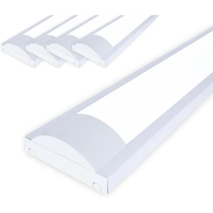 CLAR - Luminaria para Tubos LED 60cm, 2 Tubo 60cm, Pantalla Estanca LED 10W, Pantallas Estancas Tubos LED, Pantalla LED - 1