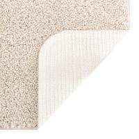 Alfombra Shaggy con respaldo de látex crema 200x200 cm - details 4