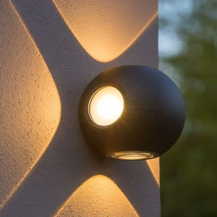 Aplique de Pared Exterior 18W, 1800Lm, IP65 Impermeable, Lampara Pared Moderno, Luz Seleccionable 3000K 4000K o 6000K, ideal para jadin, terraza, porche, garaje o patio - 1