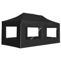 vidaXL Carpa Plegable Profesional con Paredes Aluminio 6x3 m Terraza Casa Color Azul,  Antracita,  Blanco y mas - details 1