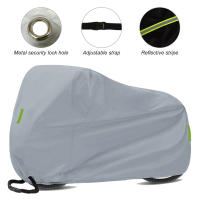 Cubierta Para Moto Impermeable Anti Polvo Con Protección UV Para Bicicleta De Montaña De Carretera Con Agujeros Para Cerradura Y Bolsa De Almacenamiento - details 3