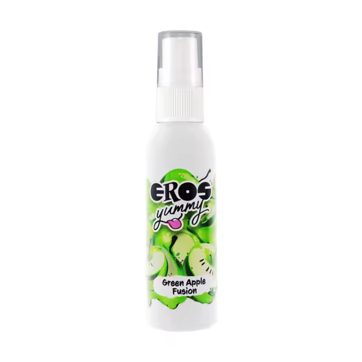 EROS YUMMY SPRAY CORPORAL BESABLE GREEN APPLE FUSION CON SABOR 50 ML - 1