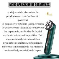 MISTIK  Radiofrecuencia facial EMS Terapia Led Limpieza Facial Masaje Sonico 8000 rpm e Importacion de Cosmeticos Genera Colageno Elastina Trabaja Arrugas lineas Fins y de Expresion Uso en Casa Regalo para Mujer Mistik Beauty Madrid - details 8