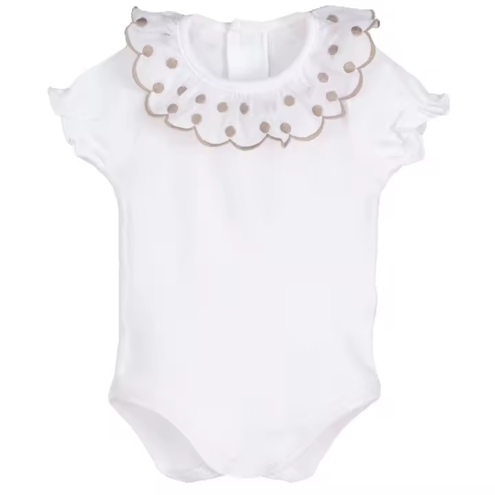 19107  Bebé CALAMARO BABY BODY PUNBIG MANGA CORTA  Fabricado en España algodón - 1