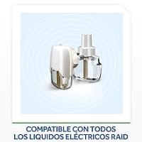 RAID insecticida volador eléctrico líquido antimosquitos comunes y tigre sin olor 1 difusor + recambio 1 unidad + 1 recambio gratis - details 5