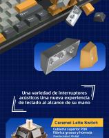 Teclado Mecánico De Juego AULA F108 100% Layout Tasa De Encuesta 1K Switch Lineal Hot Swappable Con Software De Macro - details 13