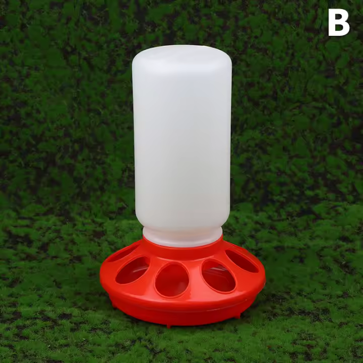 Dispensador De Alimentos Y Agua Para Ponederos Plástico Aumentado Automático Para Pollos Pato Ganso Contenedor De Alimentación Y Bebida - 1