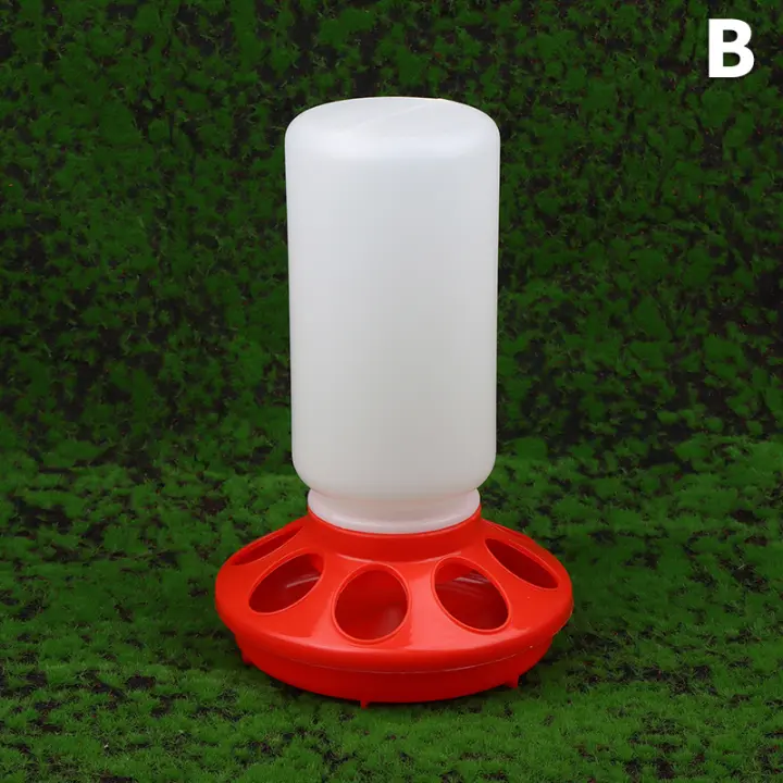 Dispensador De Alimentos Y Agua Para Ponederos Plástico Aumentado Automático Para Pollos Pato Ganso Contenedor De Alimentación Y Bebida - 1