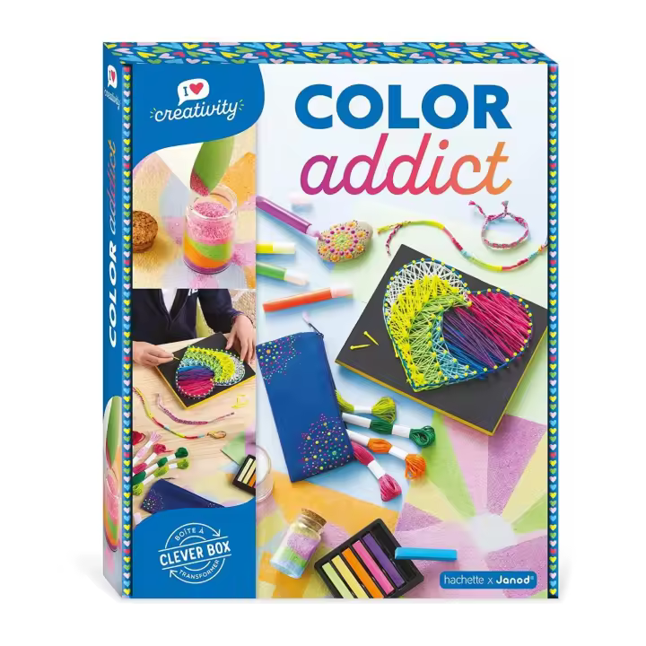 Juego creativo multiactividades color addict - Janod J07754 - 1